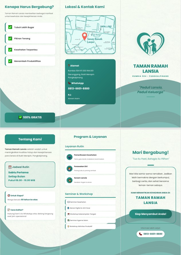Taman Ramah Lansia Branding Asset 2
